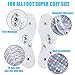 MindInSole for Feet Massaging Insoles Acupressure Magnetic Inserts for Men and Women Foot Therapy Reflexology 2019 Upgraded from Mespirit (Mindinsole for feet)