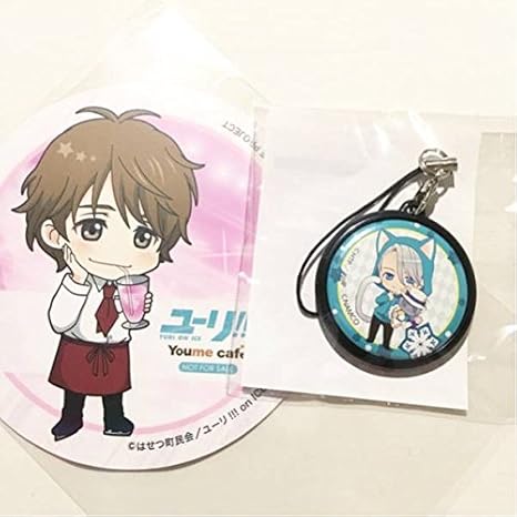 Amazon ユーリ On Ice ヴィクトル ナンジャ 3等 缶ストラップ スイーツパラダイス コースター グァンホン アニメ 萌えグッズ 通販