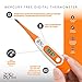 Baby Digital Thermometer - Rectal, Underarm & Oral, Best Clinical Fever Medical Thermometers by Zoe+Ruth. Accurate, Waterproof, Fast Quick Read Display - Temperature Monitor for Kids & Adults