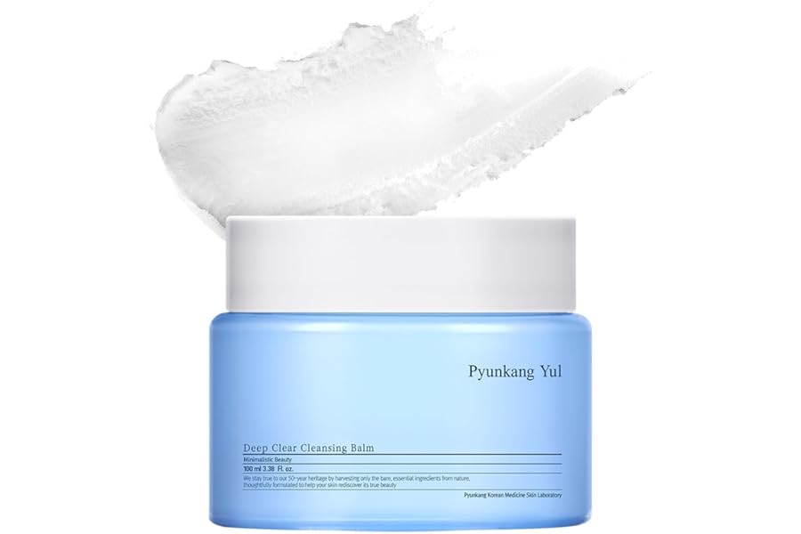 Pyunkang Yul PKY Deep Clear Cleansing Balm, All in One Facial Cleanser for Heavy Makeup Removal, Moisturized Finish with Plant Based Oil, Korean Skincare (3.38 Fl.Oz, 100ml)