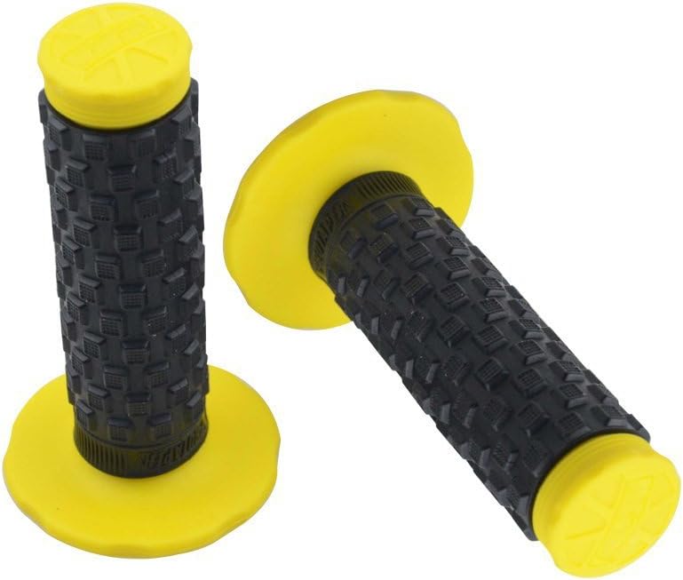 GOOFIT Universal 7/8" Handlebar Grip Soft Rubber Comfort Racing Grip fit for XR 50 KLX SSR Pit MX Dirt Bike Scooter ATV: Automotive