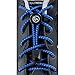 Sport Freak USA No Tie Shoelaces | Elastic and Reflective Laces with Lock for Athletes, Adults and Kids | Replacement Shoe Strings for Running, Tennis and Golf (Blue)