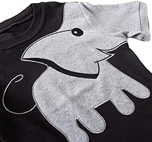 夏 子供服 女の子 半袖 男の子 服 子供用 漫画 可愛い 象 刺繍入りプリント Tシャツ トップストップ 18ヶ月 7歳 B07r4yslxw 395円 激安通販ショッピング 超人気 専門店 人気海外一番 超美品再入荷品質至上 当店一番人気