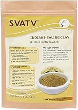SVATV Fullers Earth Powder Multani Mitti Indian Healing Clay Face Mask 227g view 1