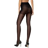 CozyWow Classic Backseam Sheer Tights for Women, 20D Retro Pantyhose Vintage Style,Reinforced Back Seam Stockings Hosiery