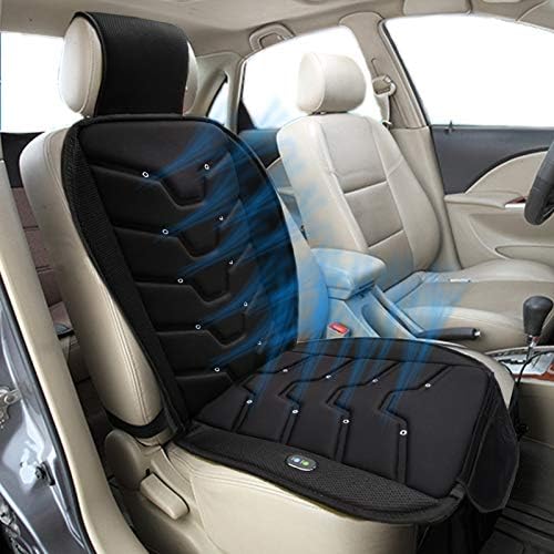 Big Ant 冷却シートクッション 12v 車用冷却シートカバー ユニバーサルシート冷却パッド 通気孔付き 自動冷却クッション 運転席 自宅 オフィスチェア 暑い夏に涼しく保ちます Greenlightproductions Co In