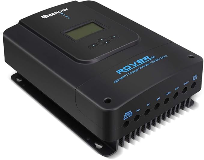 Renogy Rover 60 Amp 12V/24V DC Input MPPT Solar Charge Controller