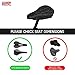 Arltb Gel Bicycle Seat Cover 4 Colors Bike Seats Saddle Cover Cushion Pad Protector Soft Adjustable Non Slip for Mountain Bike Road Bike MTB Cycling