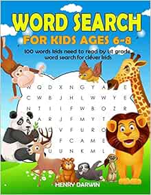 word search for kids ages 6 8 100 words kids need to read by 1st grade