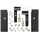 RealTruck BACKRACK Hardware Kit for use w/Standard Bed, Black, No Drill | 30124 | Fits 2020-2025 Chevrolet/GMC Silverado/Sierra 2500/3500 HD