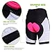 Beroy Cycling Women's Shorts,Cute 3D Padding Bike Shorts with Reflective print Flouresent Yellow 2XL
