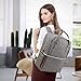 Vogshow Diaper Bag Backpack, Double Layer Waterproof Baby Bags, Large Travel Multifunction Waterproof Baby Nappy Changing Bag for Dad Mom with Insulated Pockets(Grey)
