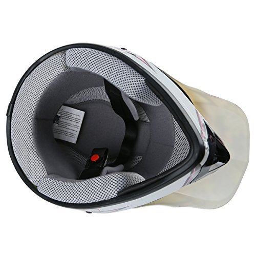 TCTMT DOT Helmet+Goggles +Gloves Youth Kids Helmet Pink Butterfly Dirt Bike Motocross Offroad