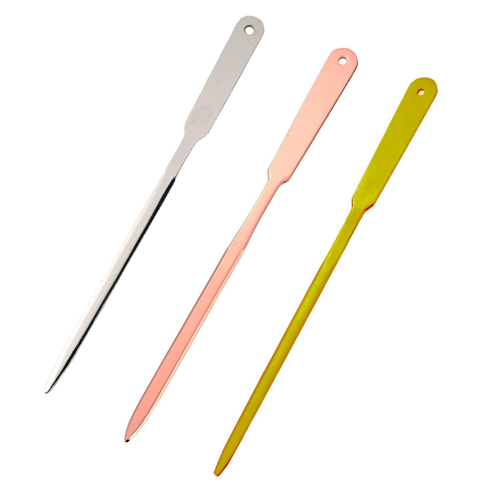 Photo 1 of 3PCS Premium Letter Openers Stainless Steel Envelope Openers Stainless Steel Lightweight Portable Letter Opener Knife