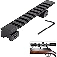 Gotical 11mm Dovetail to 20mm Picatinny Weaver Rail Mount Adapter 10 Slots Tactical Aluminum Alloy for Air Gun Rifle Scope