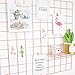 ZONYEO Straight Shelf Rack for Grid Wall Grid Panel Wall Mountable Wire Gold Wall Organizer Display Décor