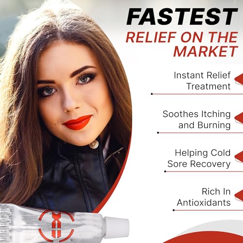 Cold Sore Treatment (Dragons Blood) - Made in USA - 1.7% Menthol - Relief - Quick Cold Sore Relief -