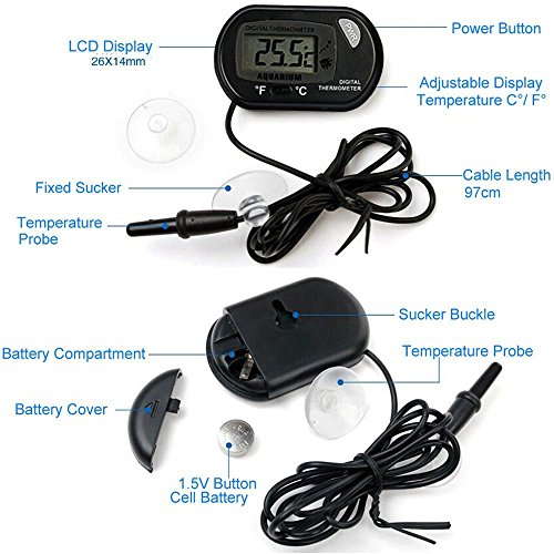 1 AUTIDEFY+Aquarium+Thermometer+Terrarium+Temperature