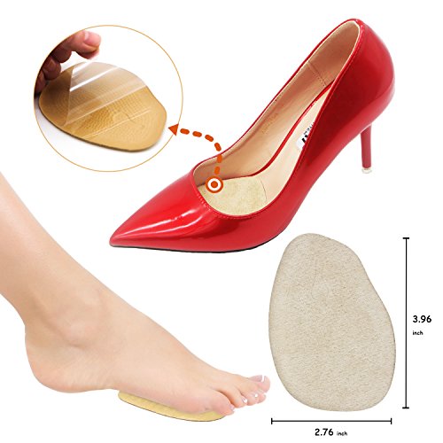 8 Pieses High Heel Pads Heel grip Liner Heel Cushion Non Slip Ball of