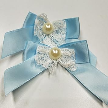 Amazon Com Hanlv 20pcs Big Ribbon Bows Flowers Wedding Decorative