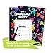 Paintball Style 2 Happy Birthday Invitations Invite Cards (10 Count) With Envelopes Boys Girls Kids Party (10ct)