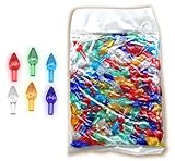 Assorted Color Ornaments For Ceramic Christmas Trees and Other Crafts-432 Pcs.