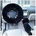BELLESIE 3pcs 1 Set Soft Fluffy Plush Australian Wool Car Steering Wheel Cover with Handbrake Cover & Gear Shift Cover for 14.96