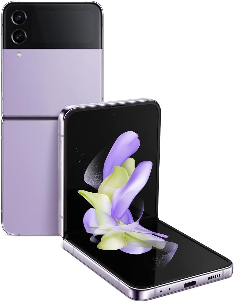 Samsung Galaxy Z Flip 4 5G, US Version, 256GB, Bora Purple - GSM Carriers (Renewed)