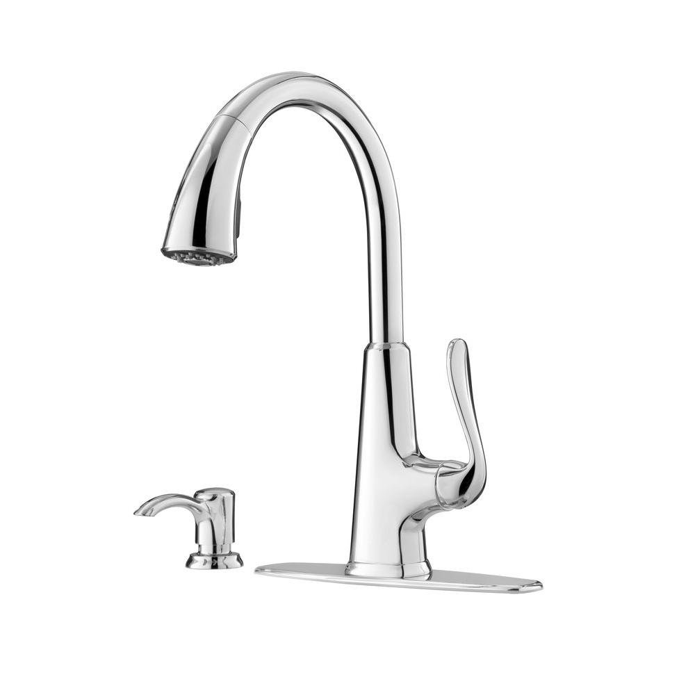 Best Pfister Chrome Pull Down Kitchen Faucet
