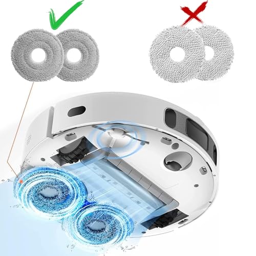 Accessories for Dreame L10s Ultra/L10 Ultra/L10 Prime/Gen 2/Xiaomi X20+/X10+,4 Dust Bags 4 Scrubbing Pads 1 Main Brush 4 Filters 4 Side Brushes