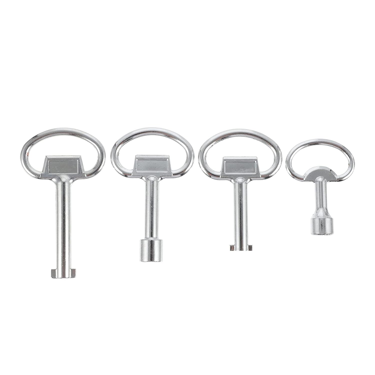 TOPBATHY 4pcs Multi Functional Utility Key Plumbers Tool Key Triangle