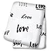 Lulujo Baby Silky Soft Muslin Swaddle Blanket, 47 x 47-Inches, Love