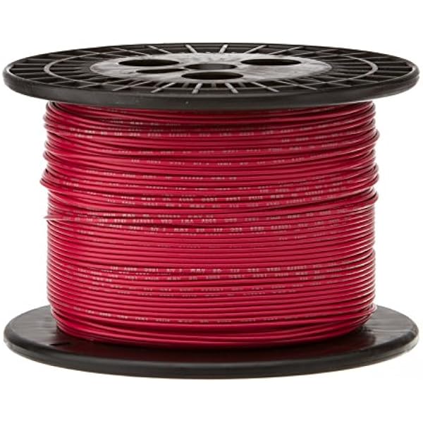 28 AWG Gauge Stranded Hook Up Wire Black 600 Volts 0.0126 Diameter PTFE