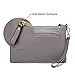 Galaxy Wolf Women Leather Crossbody Bag,Clutch Purse Shoulder Bag for Travelling Grey