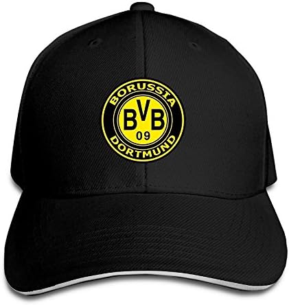 YAHQI Borussia Dortmund Logo Trucker Hat Black