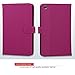 BLU Studio 7.0 II Case, Abacus24-7 Studio 7.0 II Wallet Case, Leather Studio 7 II Flip Cover with Card Holder and Kickstand - Purple Flip Case for BLU Studio 7.0 II Phone (S480u)