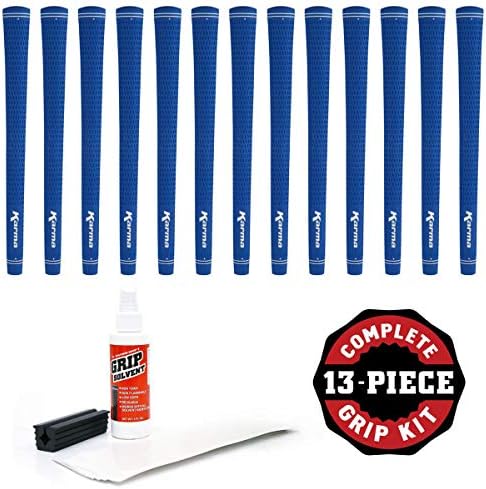 Karma Velour 13 Piece Golf Grip Kit Tape Solvent Vise clamp Sporting goods