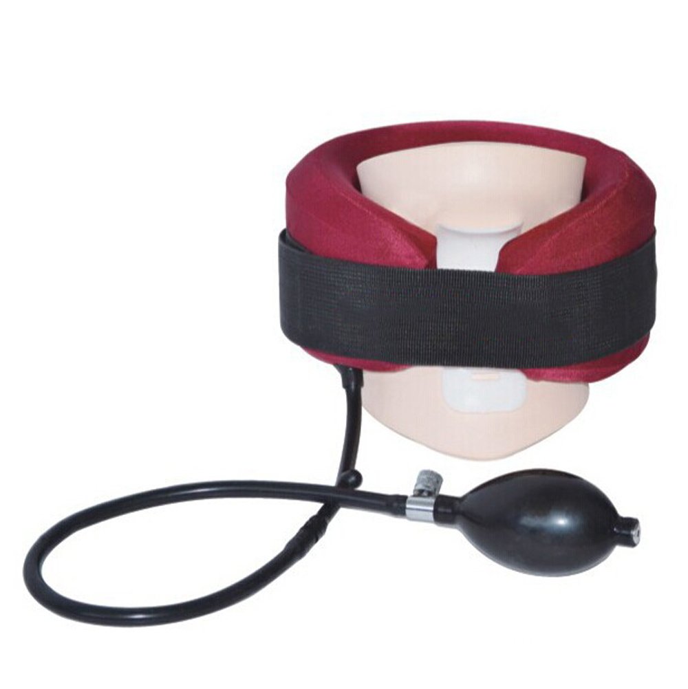 ixaer Cervical Neck Traction Device-Cervical Neck Collar Vertebra Traction Air Cushion tractor inflatable belt Brace