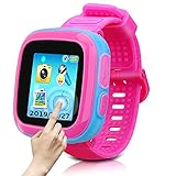 Game Smart Watch Of Kids, Girls Watch With Game,Kids Smartwatch With Game Wrist Watch Education Toys Boys Girls Gifts (Pink Joint blue)