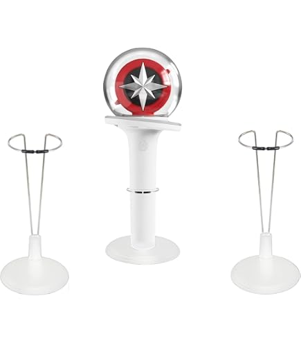 GDOU Stray Kids Leuchtstab Ver 2 Mit Bluetooth-Kontral, Geeignet Für Stray Kids Fans, Geburtstag, Xmas, Rot, Kunststoff, Metall