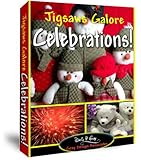 Jigsaws Galore Celebration! Puzzle Game for Windows PC: Puzzle Themes Include Christmas, Easter, Thanksgiving, Holidays, Parties, Fireworks, Teddy Bears, Snow Scenes, Romantic Scenes Plus Much More