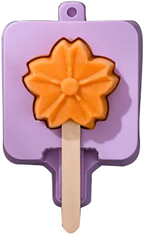 Thinktoo Summer Cartoon Ice Cream Mold Home Silicone With 50Pcs Popsicle Small Appliances for Home Kitchen