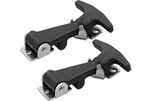 Rubber Hood Catch Kit | Flexible T Handle Latch | Flexible T-Shaped Drawer Latch for Coolers, Boats