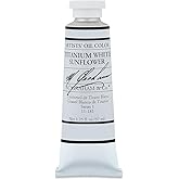 M. Graham & Co. GRM-11-181 Titanium Sunflower Oil Paint, White
