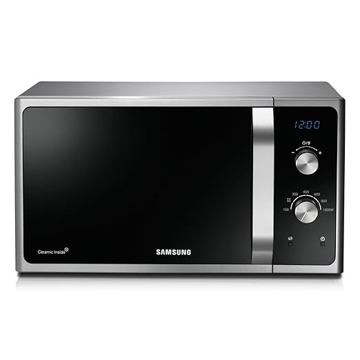 Samsung MS28F301TFS/EG Mikrowelle / 1000 W / 28 L Garraum (Extra groß) / Schwarz-Silber / Premium Select Line / elektronische
