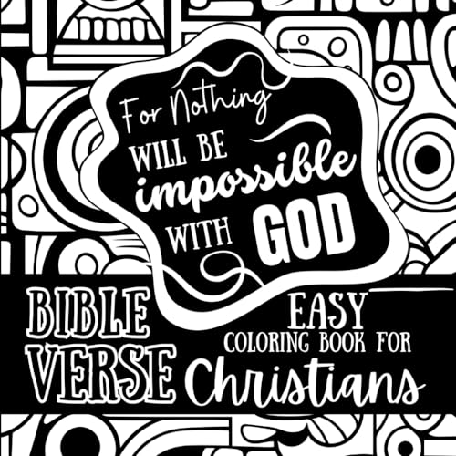 Bible Verse Coloring Book: Scripture In An Easy Coloring Book For Christians