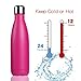 BOGI 17oz Insulated Water Bottle Double Wall Vacuum Stainless Steel Water Bottles, Leak Proof Metal Sports Water Bottle Keeps Drink Hot and Cold - Perfect for Outdoor Sports Camping Biking (Hot Pink)