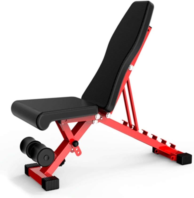 MBDXHJ Workout Bench Adjustable Multi-Function Exercise Bench, Load Bearing 220lbs, Foldable Workout Bench, Adjustable Weight Bench, Home/Gym Fitness Equipment for Full Body Exercise