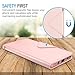 Maxboost Note 8 Wallet Case [Folio Style] [Stand Feature] mWallet Series For Samsung Galaxy Note 8 (2017) [Rose Gold] Card Leather Flip Cover with Hand Strap [Card Slot/Side Pocket] Magnetic Closure