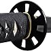 Handmade Sword - Real Functional Japanese Samurai Wakizashi Sword, Fully Hand Forged, 1045 Carbon Steel, Heat Tempered, Full Tang, Sharp, Brass Fittings, Scabbard